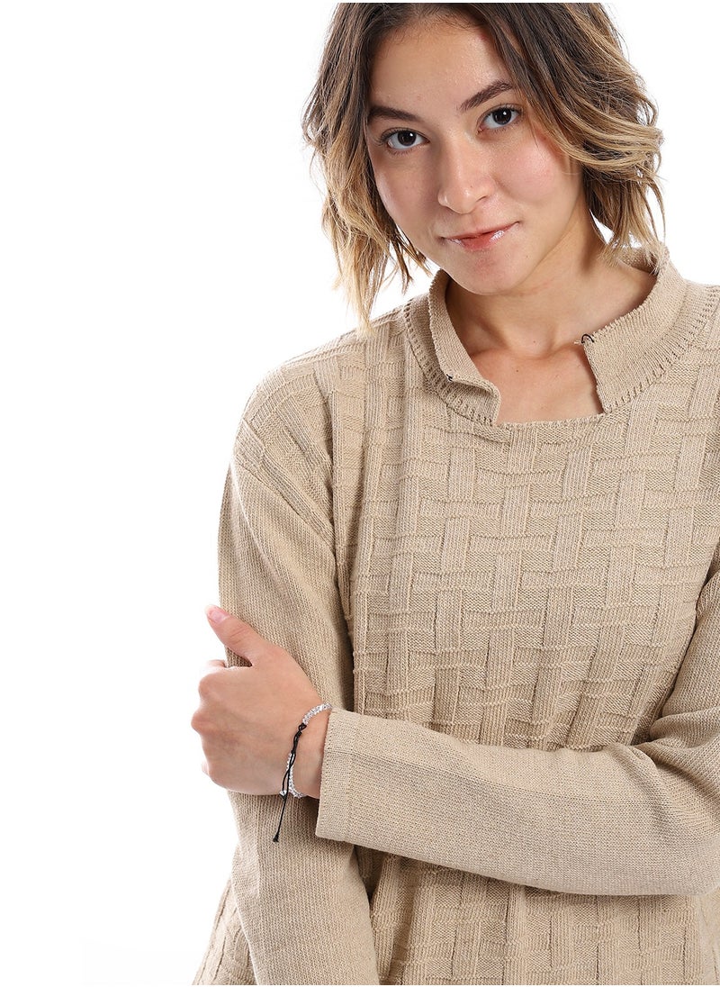 Caesar - WomenCasual Wool Short Dress - Image 1