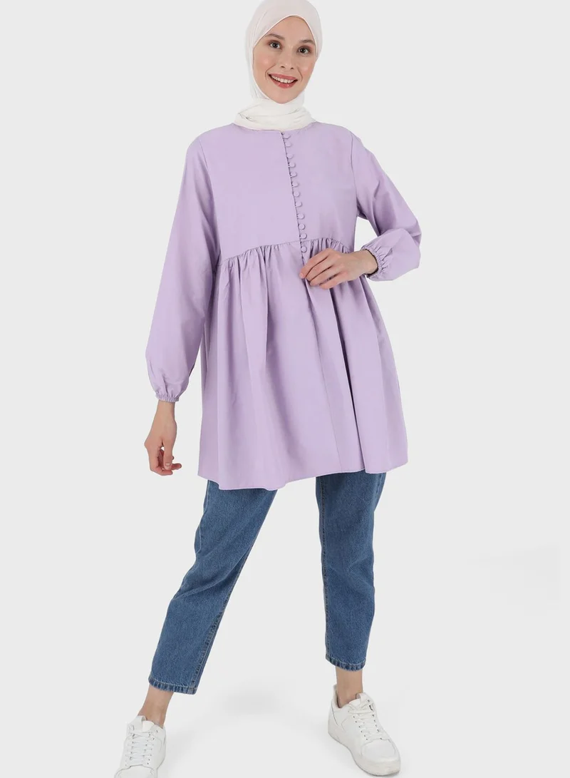 Refka by modanisa Button Detail Tunic