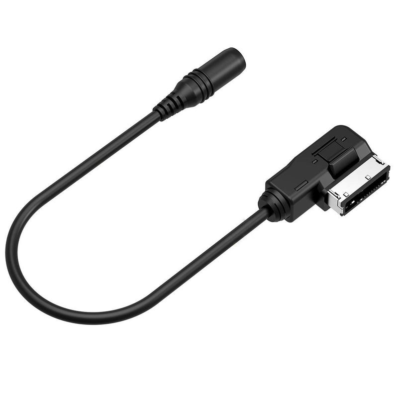 AMI MMI Music Interface to 3.5mm Female Audio Cable for Audi, Stereo Jack Cord Adapter Cable Compatib for i-Phone Andriod MP3 Player, Fit for Bently Audi A3/A4/A5/A6/A8/Q5/Q7/R8/TT VW ect.