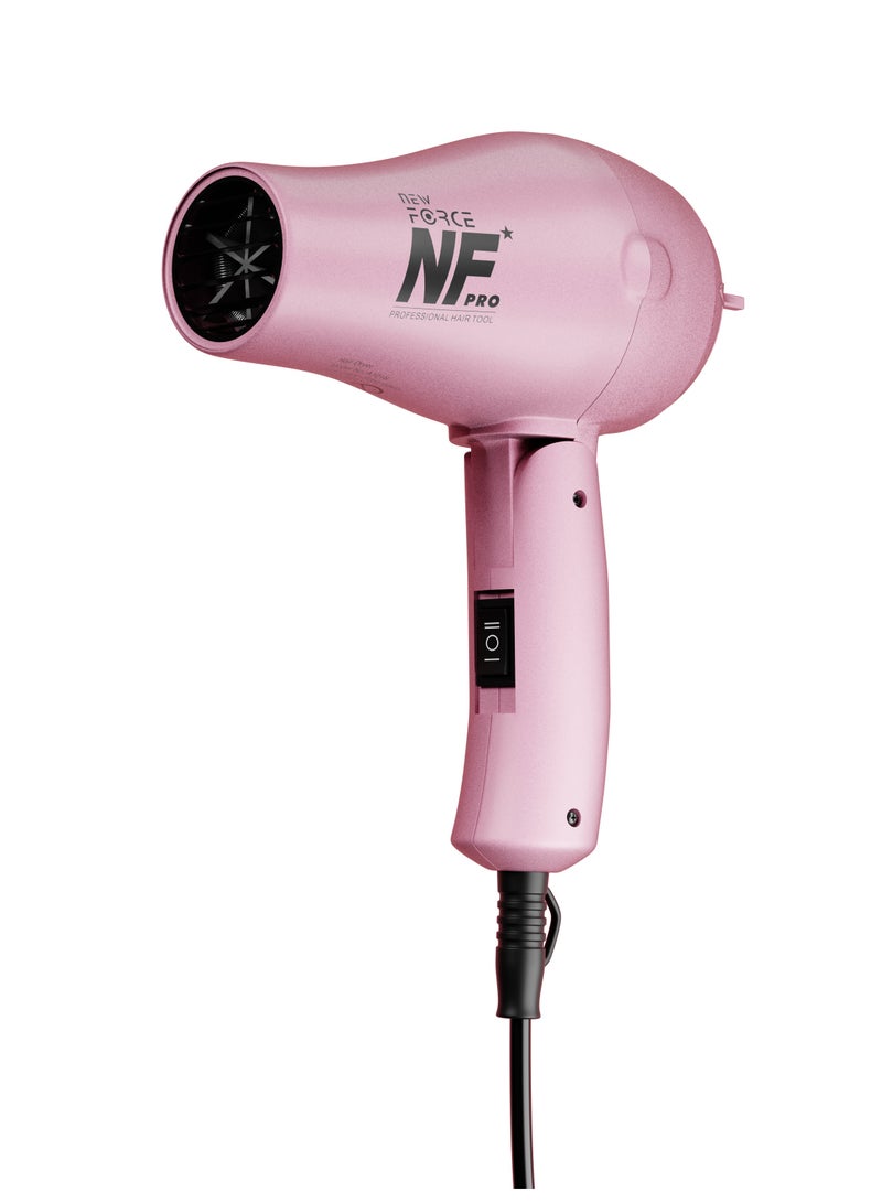 New Force Professional Travel Sized Hair Dryer - Pink