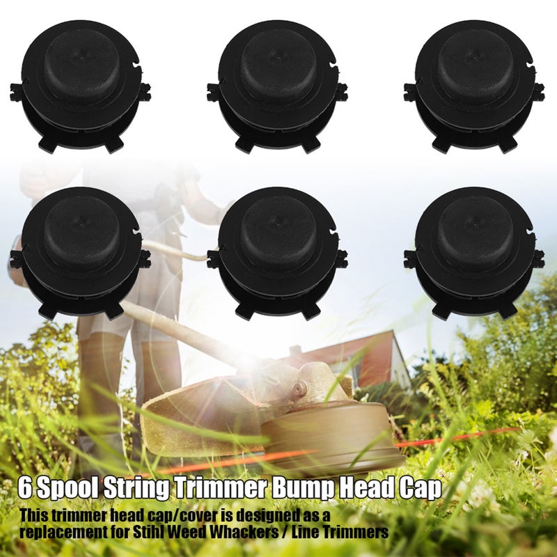 6 Spool String Trimmer Bump Head Cap Cover for 25‑2 FS44 FS55 FS80 - Image 2