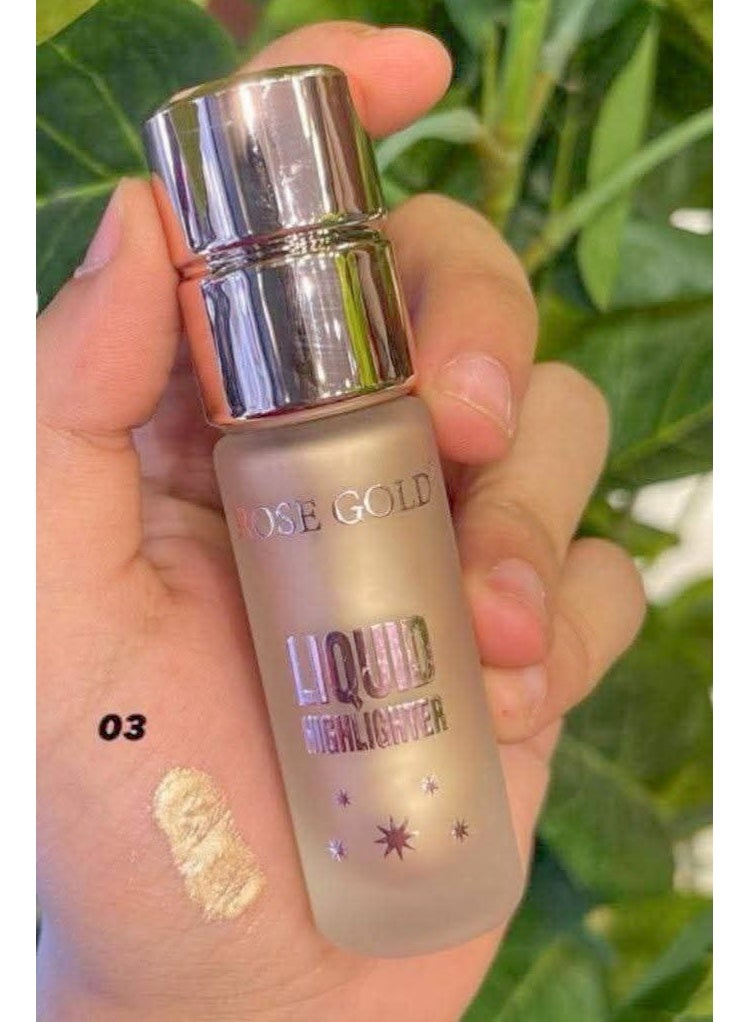 Rose Gold Liquid Highlighter 1104-03 - Image 2
