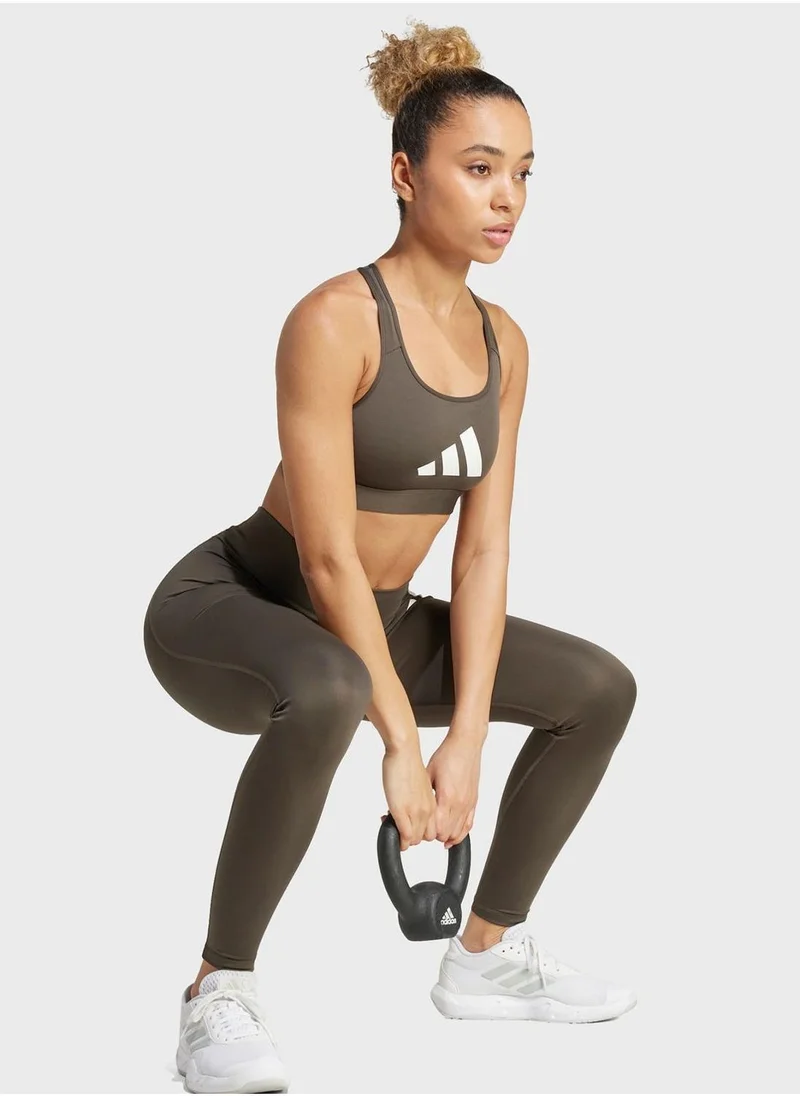 Adidas Powerreact Big Logo Graphic Bra