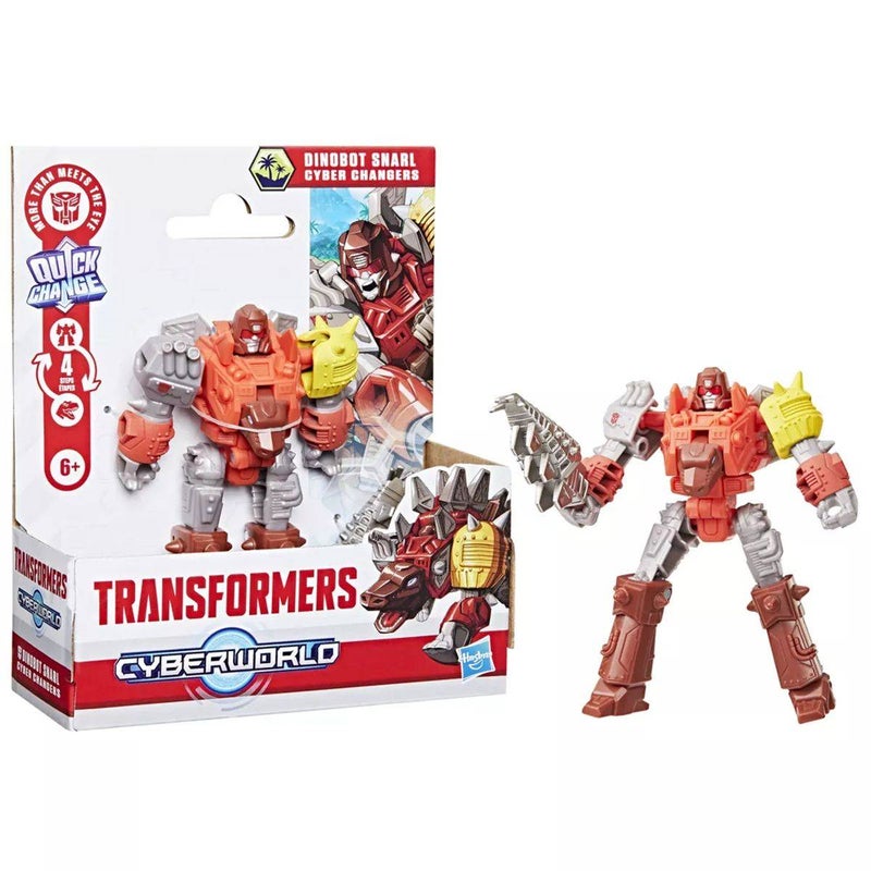 Transformers Cyberworld Dinobot Snarl Cyber Changers Action Figure (10 cm) - Image 2