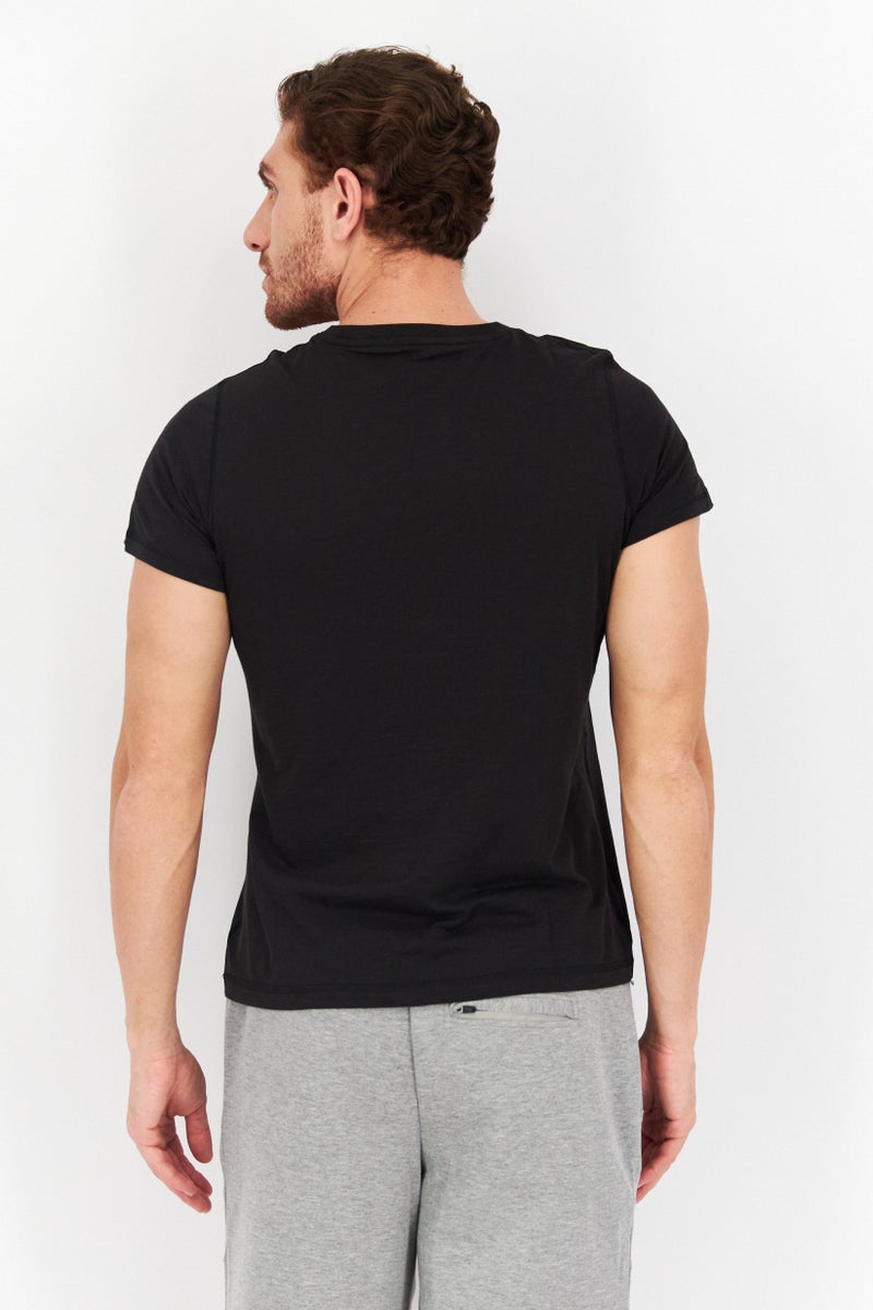 PUMA Men Sportswear Fit Training T Shirt, Black Combo - Image 2