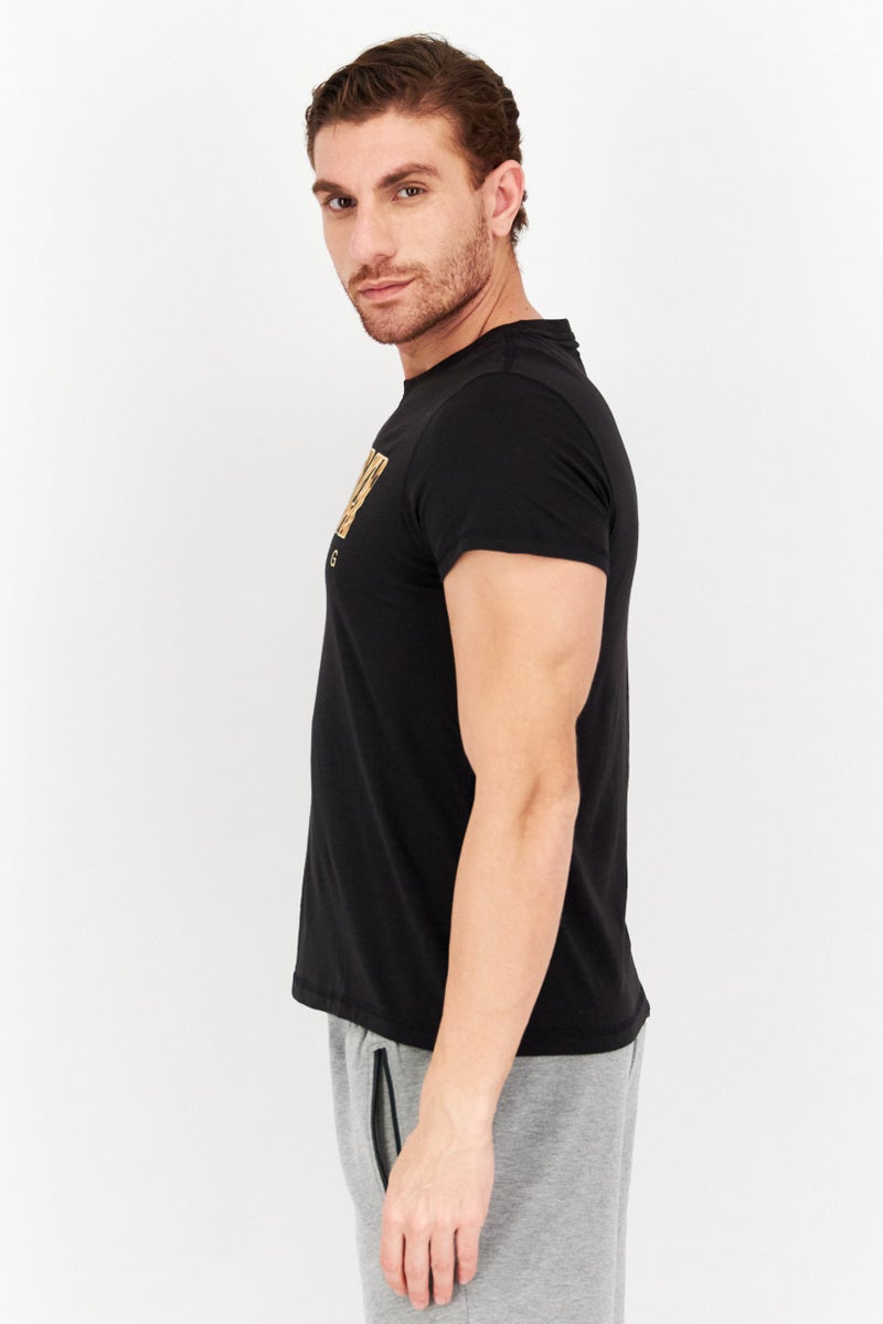 PUMA تي شيرت رياضي للرجال، لياقة تدريب، مجموعة سوداء - Image 4