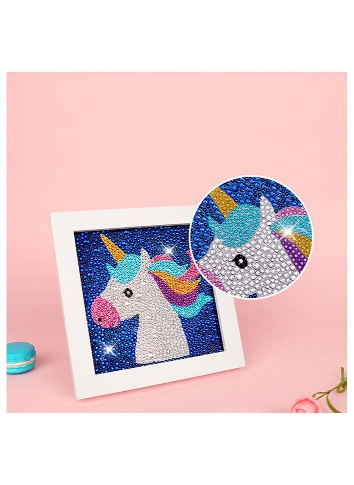 REACLOUD Children's educational diamond stickers parent-child interaction handmade diy toys  - Image 2