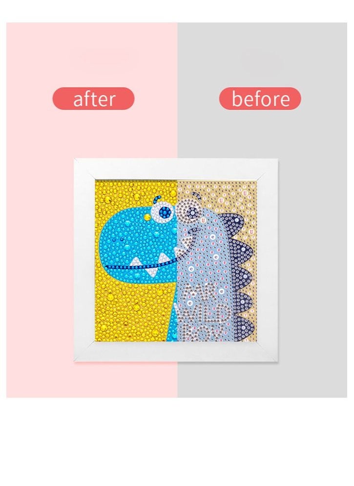 REACLOUD Children's educational diamond stickers parent-child interaction handmade diy toys  - Image 5