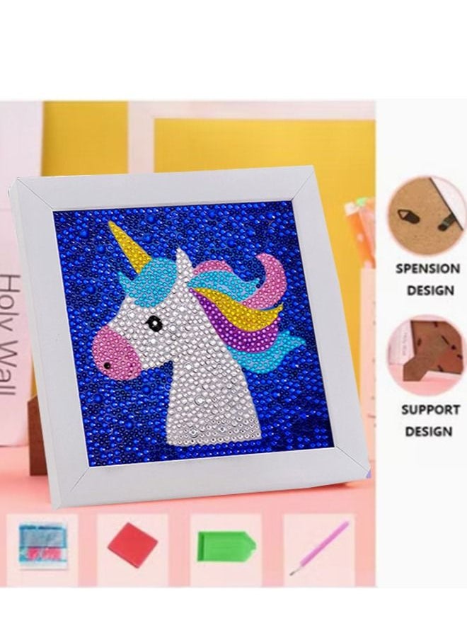 REACLOUD Children's educational diamond stickers parent-child interaction handmade diy toys  - Image 1