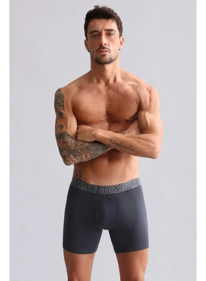 Aytuğ Corn Modal by TENCEL SPARTACUS Long Boxer Anthracite.