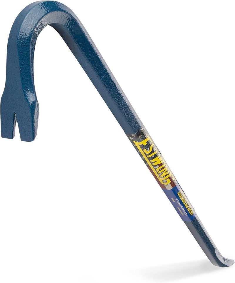 Estwing Gooseneck Wrecking Bar - 3/4" x 24" Pry Bar with Angled Chisel End & Forged Steel Construction - EWB-24 - Image 1