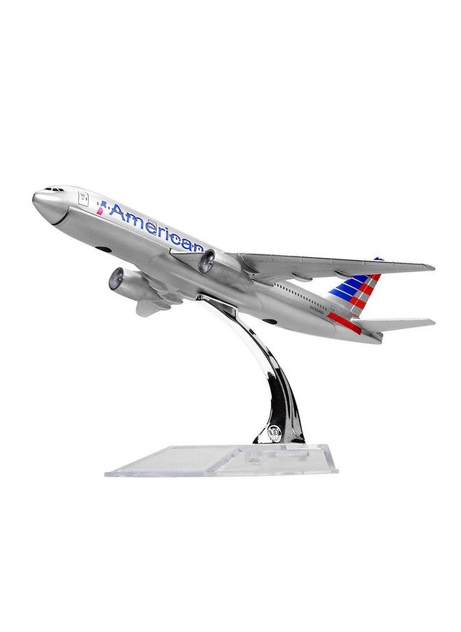 Sage Square Sage Square Highly Detailed Souvenir Model Collection 1:300 American Airlines Boeing 777-223 (Er) Scale Metal Model Aircraft,White  - Image 2