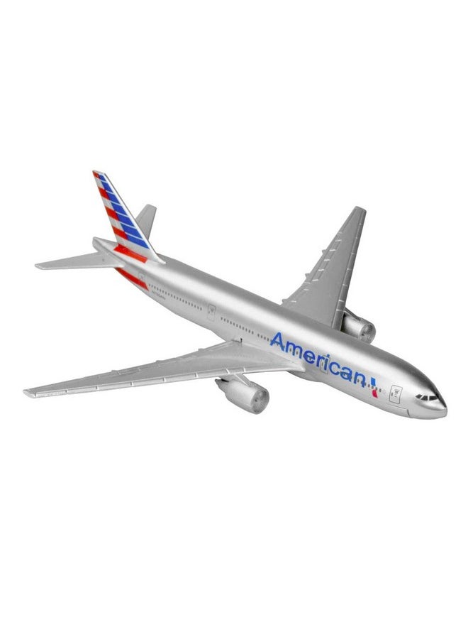 Sage Square Sage Square Highly Detailed Souvenir Model Collection 1:300 American Airlines Boeing 777-223 (Er) Scale Metal Model Aircraft,White  - Image 4