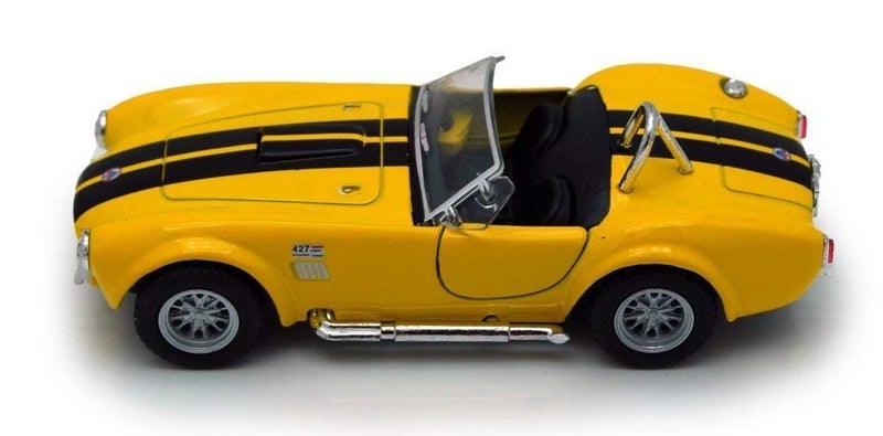 KiNSMART 1965 Shelby Cobra 427 S/C 1:32 Blue Yellow - Image 2
