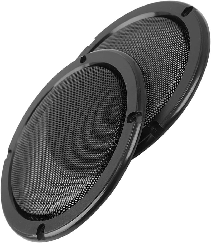 Car 4pcs Cover 5" Mesh Protector Car Speaker Cover Woofer Subwoofer Grill Black - Image 3