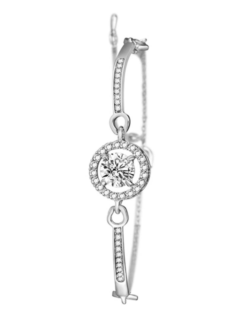 Lvpai Women's Stone Studded Analog Watch With Bracelet Set Lady Watches with Bracelet Set, Analogue Quartz Diamond Watches with Stainless Steel Strap, Lady Rhinestone Wrist Watch  - Image 3