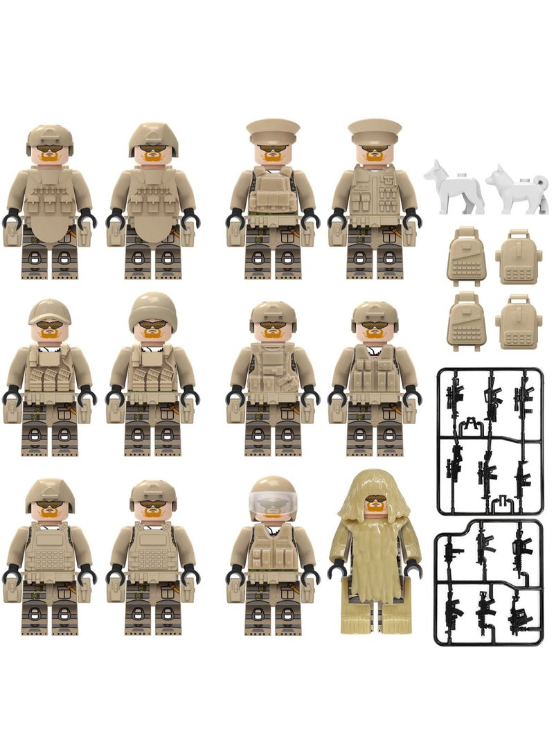 12-Piece Special Forces Series Building Blocks Minifigures Model Toys Suitable For Boys Gifts Bag Pack  - Image 2