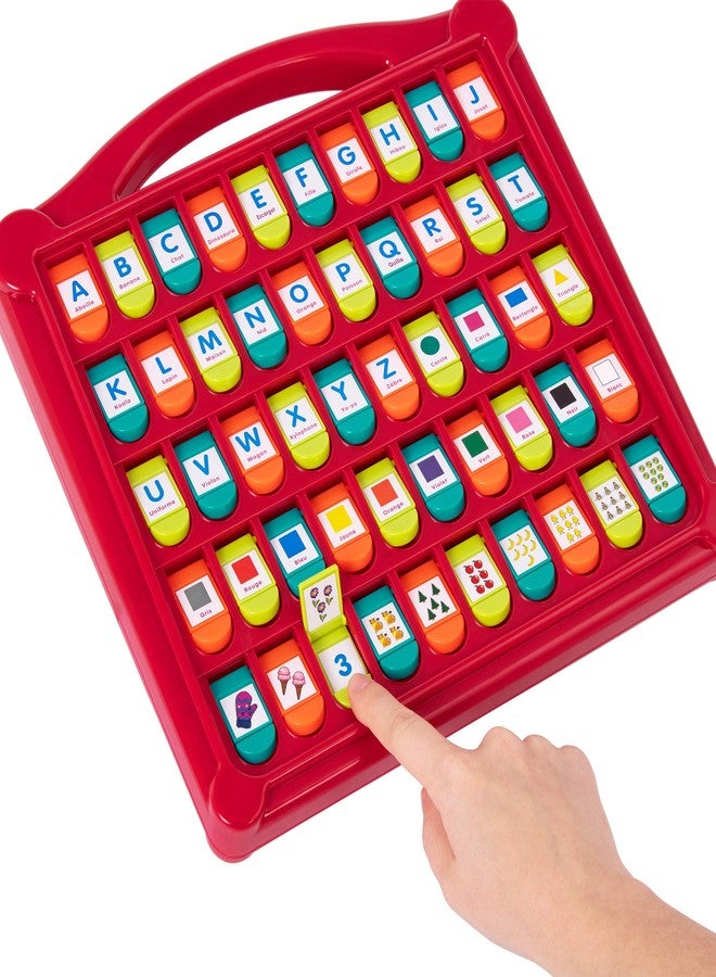 Battat - French Alphabet Toy For Learning - 50 Pop-Up Flaps - Letters, Words, Numbers, Colors, Shapes - Educational Toy For Toddlers, Kids - 3 Years + - Alphabet Cache-Cache - Image 5