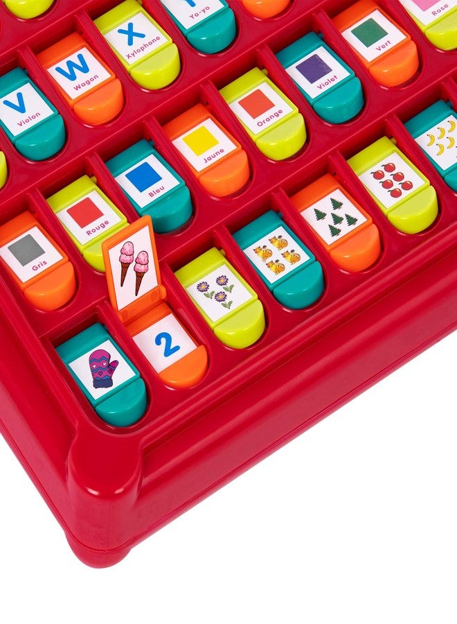 Battat - French Alphabet Toy For Learning - 50 Pop-Up Flaps - Letters, Words, Numbers, Colors, Shapes - Educational Toy For Toddlers, Kids - 3 Years + - Alphabet Cache-Cache - Image 3