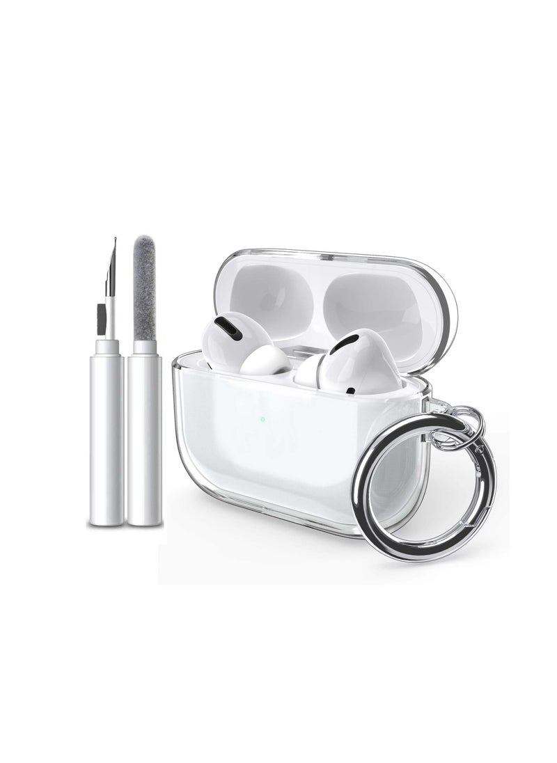 SZOXST - for AirPods 4 Case Cover 2024 Soft TPU Clear Transparent Case for AirPods 4th Generation Case for Women Men, AirPod 4 case with Cleaner Kit and Keychain - Image 1