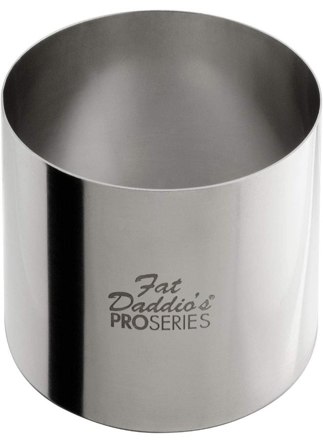 Fat Daddio's Stainless Steel Round, 2 X 2 Inch Cake And Pastry Ring, Silver  - Image 2