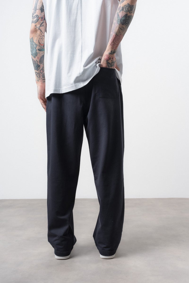 RESPIRE Men's Basic Baggy Sweatpants Navy Blue - Image 3