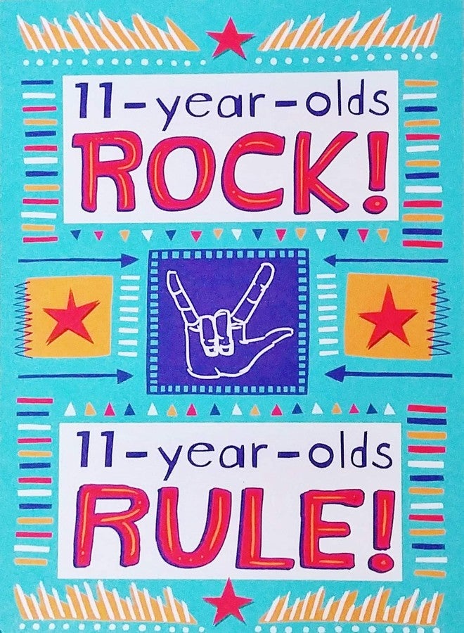 Greeting Card Happy Birthday Year Olds Rock Rule Are The Coolest of Cool - Image 1