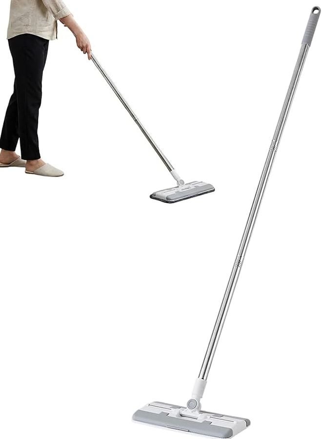 Self Wringing Spin Mop With 2 Washable Pads Easy Change Floor Cleaner For Home Kitchen