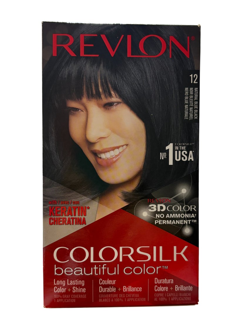 ريفلون كولور سيلك أزرق طبيعي أسود 12