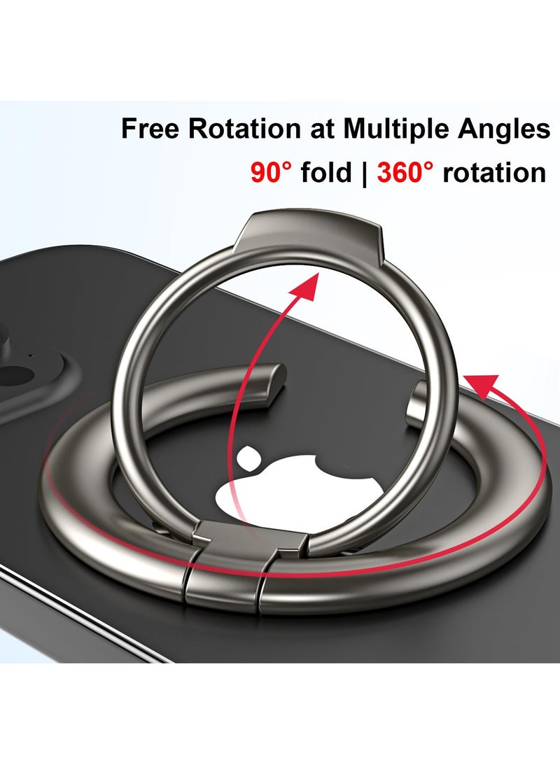KASTWAVE - Magnetic Phone Ring Holder for Magnetic, Magnet Finger Ring Grip Stand Holder, Compatible with iPhone 15 14 Plus 13 12, Pro, Pro Max, Android,Samsung, Mag Safe Accessories - Image 1