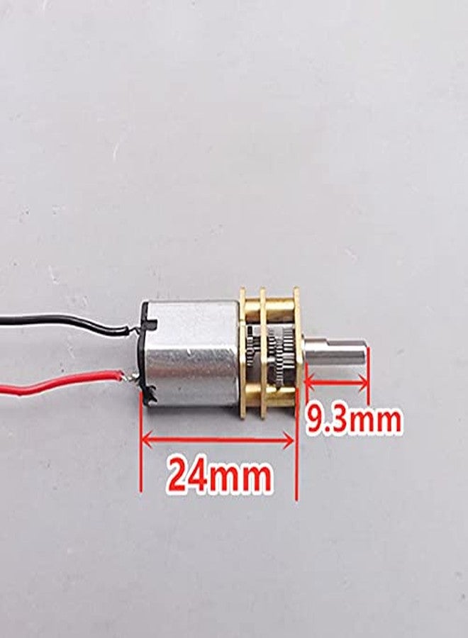Acxico 3Pcs Mini Micro N20 Gear Motor DC 3V-6V Slow Speed Full Metal Gearbox DIY Robot Car - Image 4