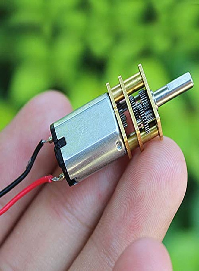 Acxico 3Pcs Mini Micro N20 Gear Motor DC 3V-6V Slow Speed Full Metal Gearbox DIY Robot Car - Image 2