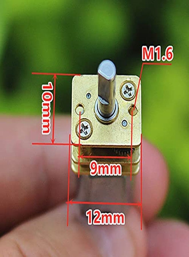 Acxico 3Pcs Mini Micro N20 Gear Motor DC 3V-6V Slow Speed Full Metal Gearbox DIY Robot Car - Image 3