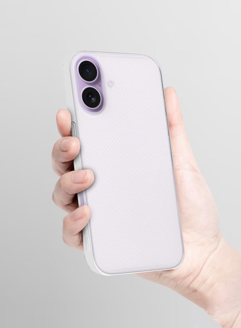 CATANES 3 Packs Case Cover for iPhone 17 - Sturdy Durable Ultra-Thin Case - Air Skin Line Design Transparent Back Cover -  Drop Protection Cover  with Two Privacy Screen Protectors - White - Image 2