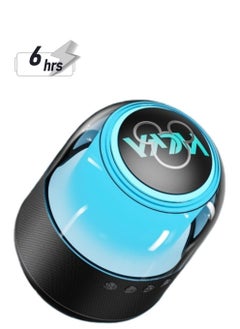 مكبر صوت ديزني QS-S1 ميكي سمارت بلوتوث HIFI صوت محيطي ملون LED ضوء مكبر صوت صغير لاسلكي مثالي لموسيقى الجهير الثقيلة الناعمة مع ضوء عرض مذهل