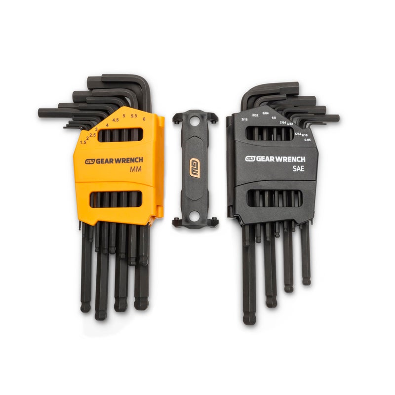GEARWRENCH 26 Piece SAE/Metric Ball End Long Arm Hex Key Set - 83505 - Image 2
