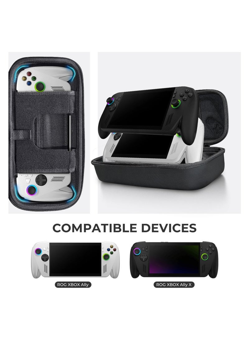 حافظة نقل محمولة مناسبة لـ ROG Xbox Ally/X - حافظة صلبة من مادة PU+EVA، واقية من السقوط والغبار، حافظة تخزين لمنصة الألعاب المحمولة - Image 2