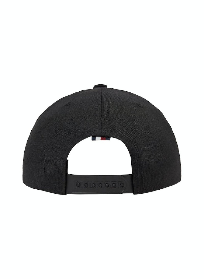 TOMMY HILFIGER Men's Hilfiger Monotype Canvas Baseball Cap -  Canvas, Black  - Image 3