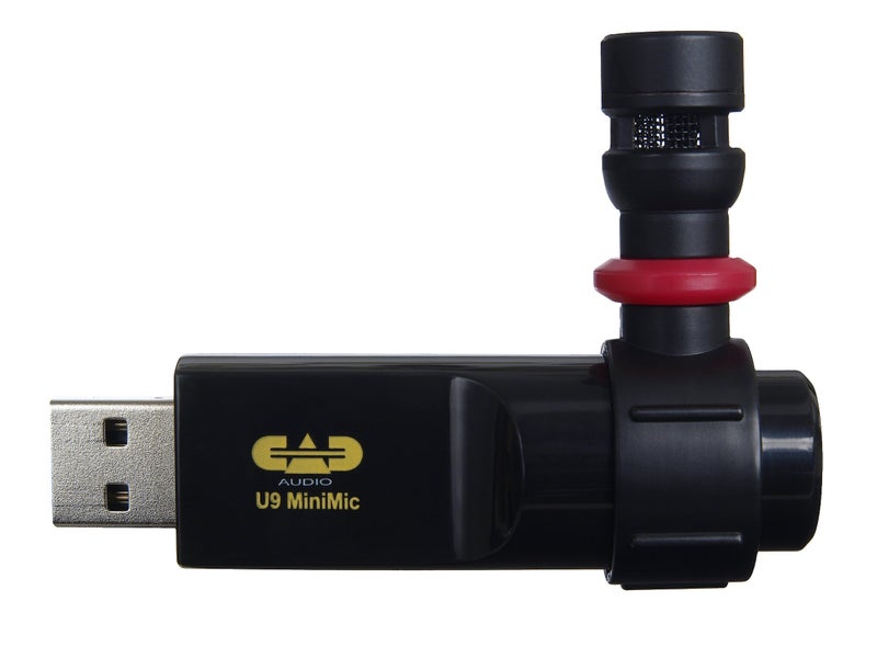 CAD AUDIO ميكروفون كاد أوديو U9 USB ميني مكثف - كبسولة كارديويد مع دوران 180°، مقبس سماعة 3.5 مم ومؤشر LED - Image 1