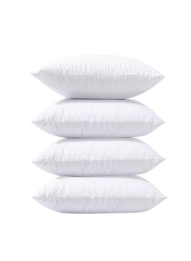 Phantoscope Pillow Inserts, Hypoallergenic 100% Virgin Fiber Square Form Microfiber Throw Pillow Inserts, Couch Bed Pillows 45x45 cm, 18x18 Inch (Pack of 4) - Image 1