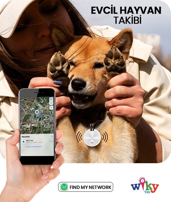 Tag Kids Smart AirTag Blue - Smart Location Tracking Device (Apple Compatible)