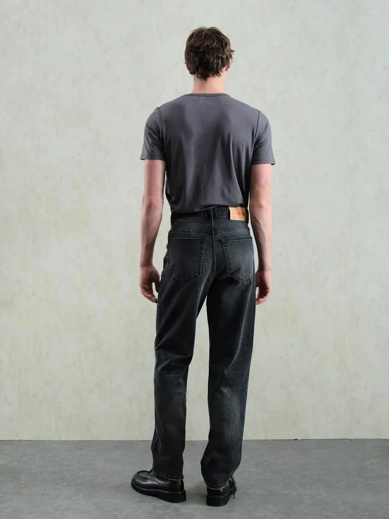 جيستو GIESTO Regular Fit Straight Leg Denim Jeans