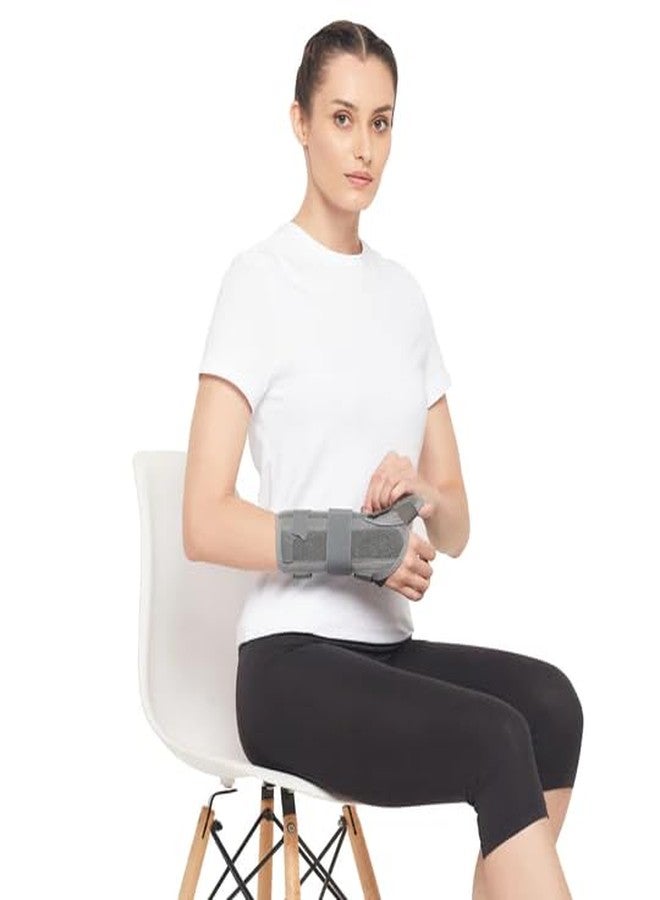 رومسونز جبيرة معصم من رومسونز مع دعامة للإبهام لتخفيف الألم مع رباط للمعصم | دعامة للإبهام | رمادي | متوسط - Image 5