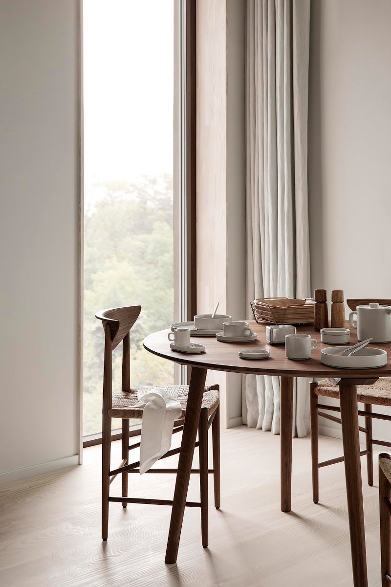 blomus Delara Bread Basket, Chromed Steel, Cotton, Moonbeam, M: 26 cm - Image 2