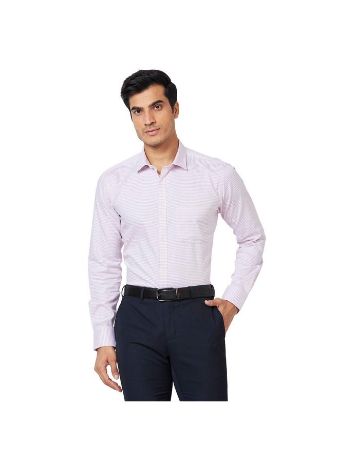 بارك أفينيو - قميص بارك أفينيو رجالي بقصّة Slim Fit (PMSX17122-R3_أحمر متوسط، 40) - Image 1
