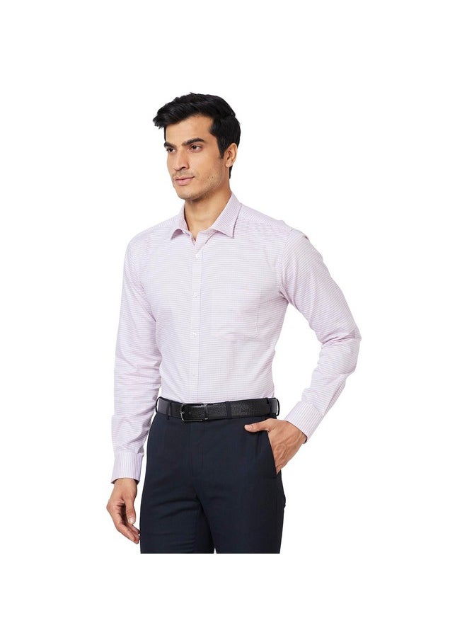 بارك أفينيو - قميص بارك أفينيو رجالي بقصّة Slim Fit (PMSX17122-R3_أحمر متوسط، 40) - Image 1