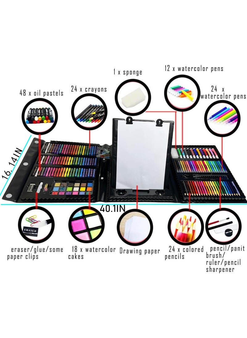 Zashe 208 PCS Art Supplies – Complete Drawing & Painting Kit for Kids, Teens & Artists with Case  - Image 2