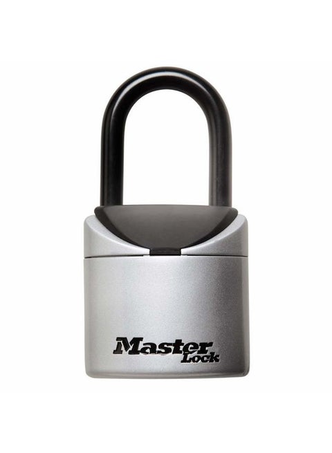 Lock Box, Set Your Own Combination Portable Key Safe, 2-3/4 in. Wide, 5406D,Black, Grey