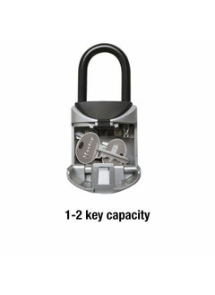 Master Lock Lock Box, Set Your Own Combination Portable Key Safe, 2-3/4 in. Wide, 5406D,Black, Grey  - Image 2
