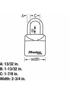 Master Lock Lock Box, Set Your Own Combination Portable Key Safe, 2-3/4 in. Wide, 5406D,Black, Grey  - Image 5